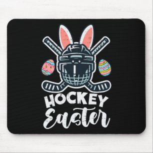 Ice Hockey Easter Helmet Puck Sports Men Boys Kids Mouse Mat