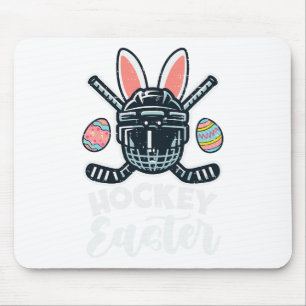 Ice Hockey Easter Helmet Puck Sports Men Boys Kids Mouse Mat