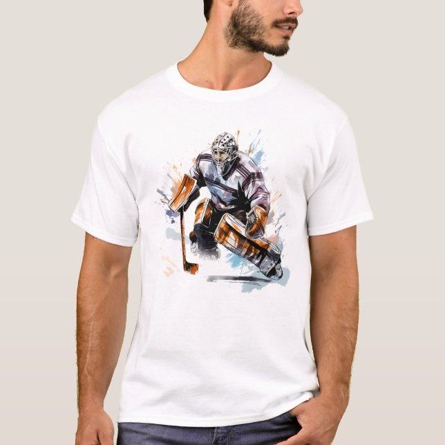 Ice Hockey Enthusiast's Delight T-Shirt (Front)