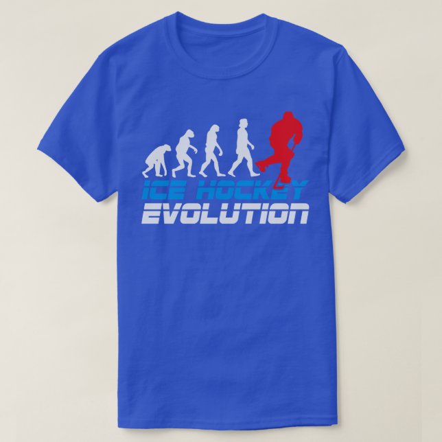 ice hockey evolution T-Shirt (Design Front)