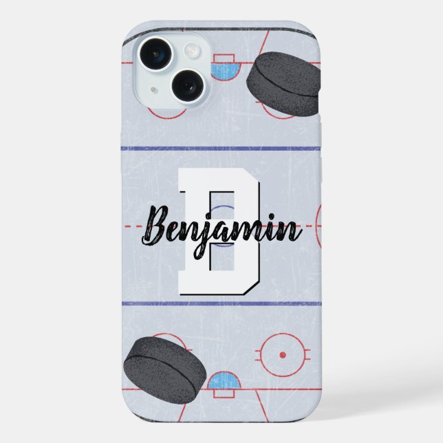 Ice Hockey Fans iPhone Case (Back)