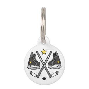 . Ice Hockey Gear Pet Tag