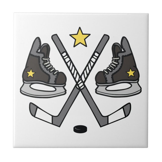 . Ice Hockey Gear Tile (Front)