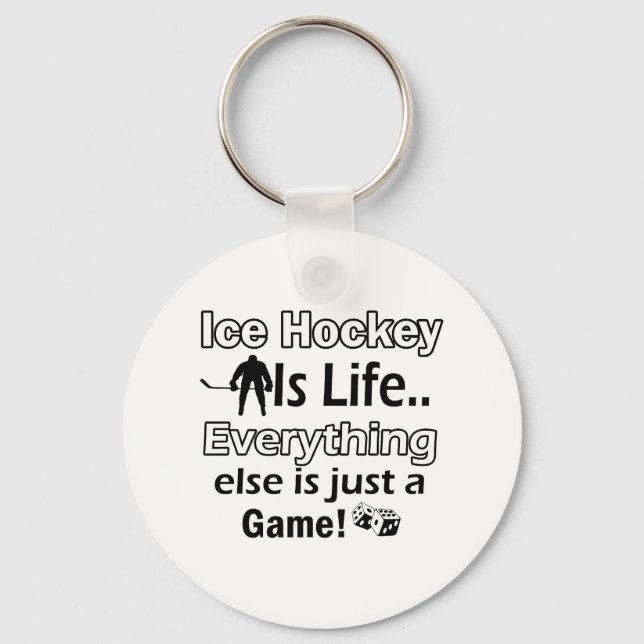 Ice hockey gift items key ring (Front)