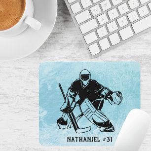 Ice Hockey Goal Keeper Mouse Mat