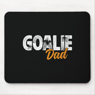 Ice Hockey Goalie Dad Of A Hockey Goalkeeper Fathe Mouse Mat