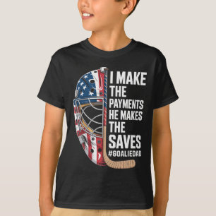 Ice Hockey Goalie Dad  T-Shirt