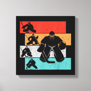 Ice Hockey Goalie Hockey Player Canvas Print