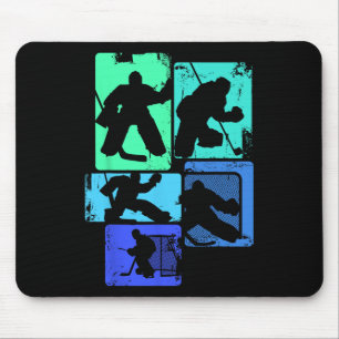 Ice Hockey Goalie Hockey Player Kids Boys Youth Me Mouse Mat