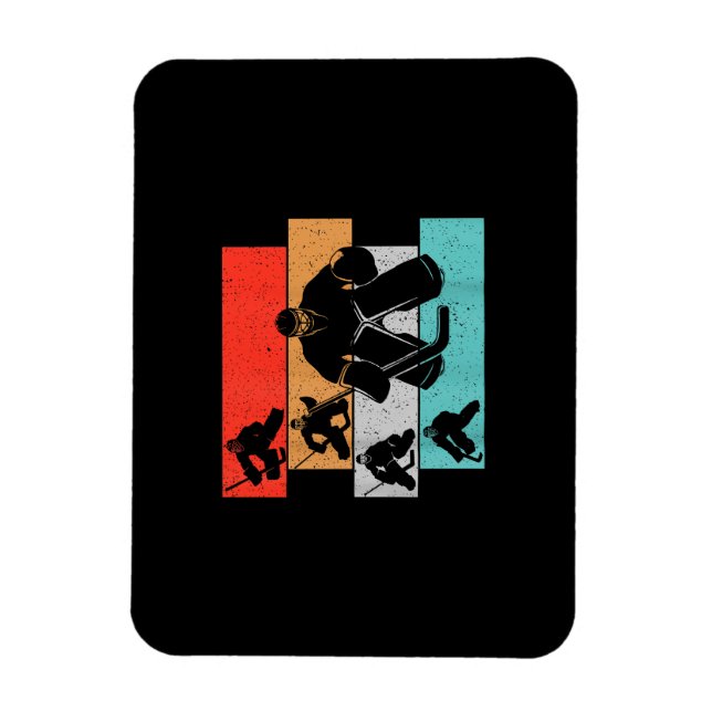 Ice Hockey Goalie Hockey Player Magnet (Vertical)