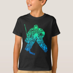 Ice Hockey Goalie Hockey Player Youth Men Kids Boy T-Shirt