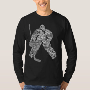 Ice Hockey Goalie Hockey Youth Men Kids Boys T-Shirt