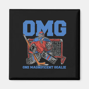 Ice Hockey Goalie  Magnet