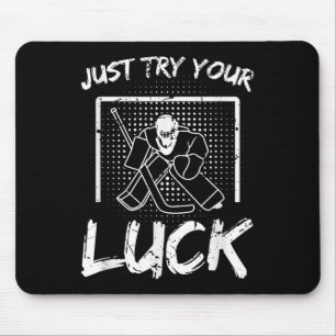 Ice Hockey Goalie Quote Mouse Mat