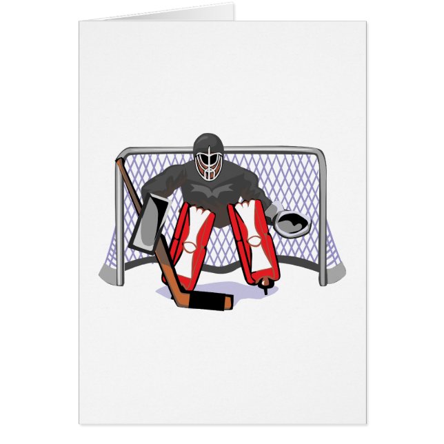 ice hockey goalie realistic vector illustration (Front)
