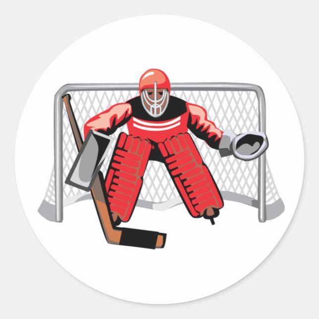 Ice Hockey Goalie Stickers (Front)