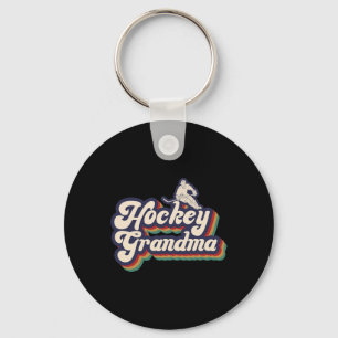Ice Hockey Grandma Of A Hockey Player Grandmother Key Ring
