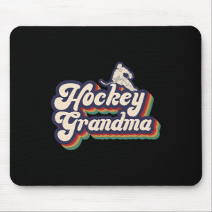 Ice Hockey Grandma Of A Hockey Player Grandmother  Mouse Mat