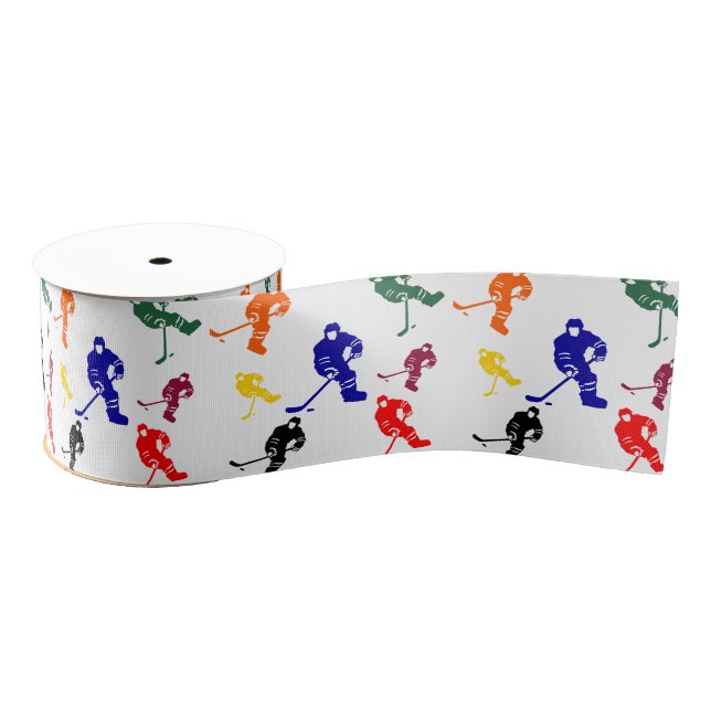 ICE HOCKEY GROSGRAIN RIBBON (Spool)