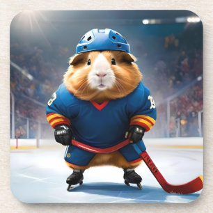 Ice Hockey Guinea Pig, Coaster