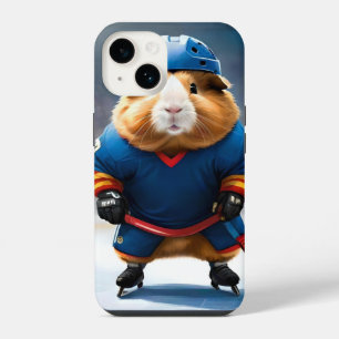 Ice Hockey Guinea Pig, iPhone 14 Case