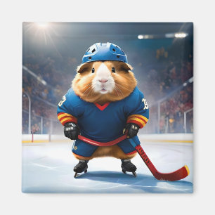 Ice Hockey Guinea Pig,  Magnet