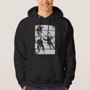 Ice Hockey Ice Skater Player Sport Ice Hockey Hoodie