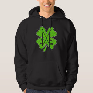 Ice Hockey Irish Lucky Shamrock Clovers St Patrick Hoodie