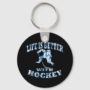 Ice Hockey Key Ring