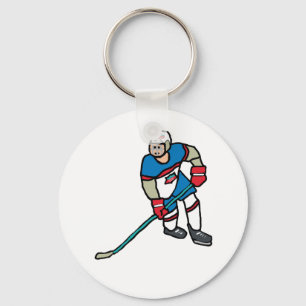 Ice Hockey Key Ring