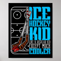 Ice Hockey Kid Cool Athlete Sports Boy Girl Funny