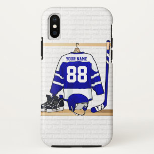 Ice hockey locker room iPhone XS case