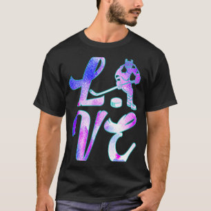 Ice Hockey Love Player Coach Fan T-Shirt