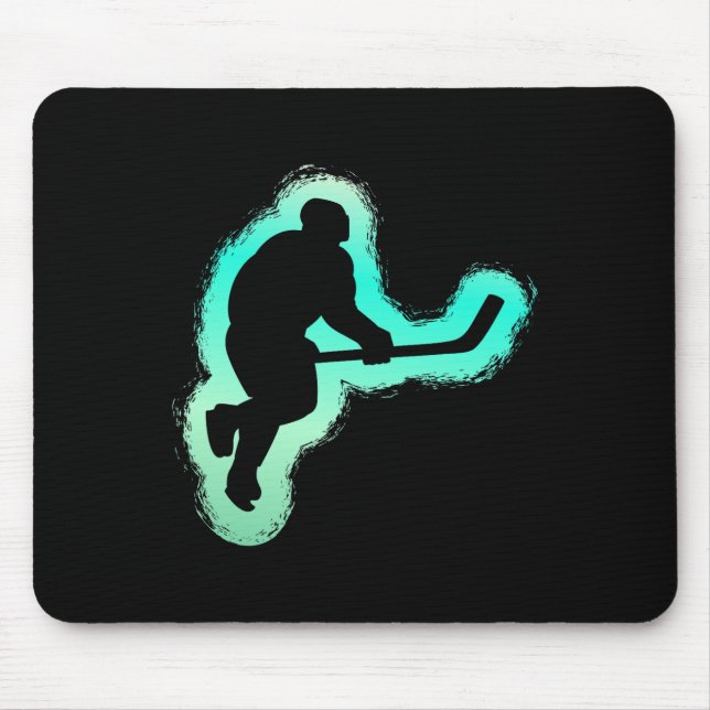Ice Hockey Lover Winter Sports Fan Player Goalie  Mouse Mat (Front)