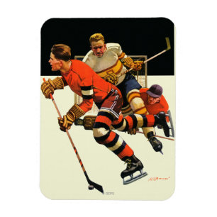 Ice Hockey Match Magnet