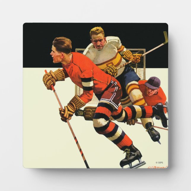Ice Hockey Match Plaque (Front)