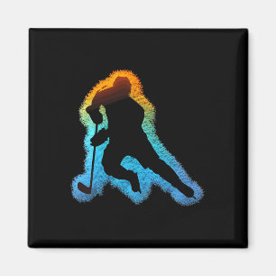 Ice Hockey Men Kids Youth Present For Hockey Playe Magnet