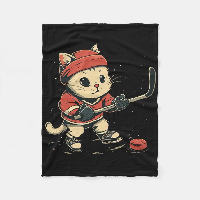Ice Hockey Mens  Fleece Blanket (Front)