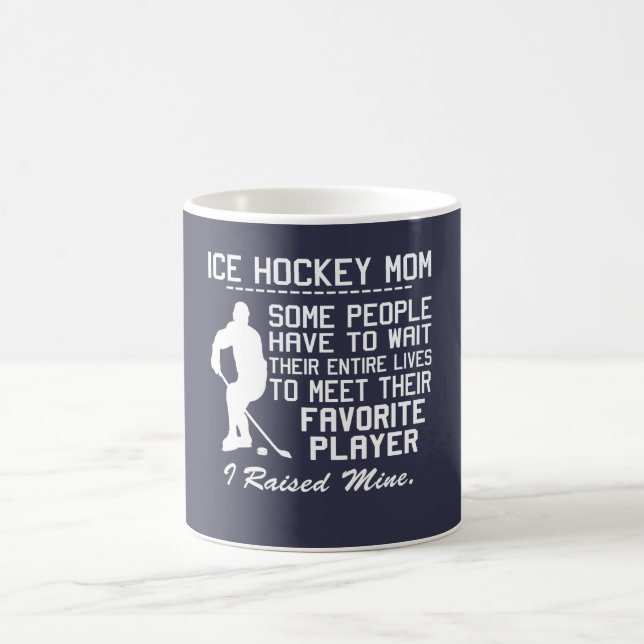 ICE HOCKEY MOM COFFEE MUG (Center)