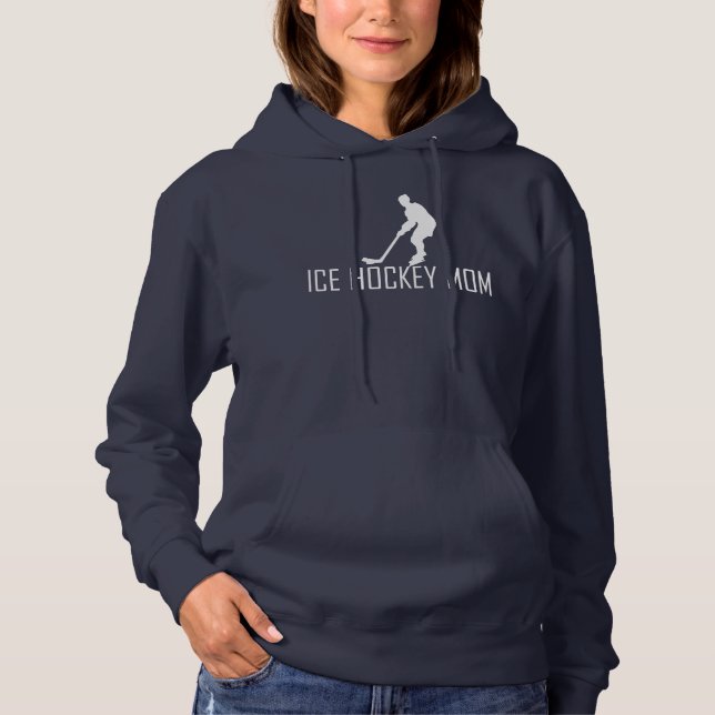Ice Hockey Mom Hoodie (Front)
