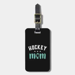 Ice Hockey Mum Proud Mother of Sports Player Son Luggage Tag