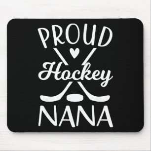 Ice Hockey Nana Grandma Of Hockey Player Nana Mouse Mat