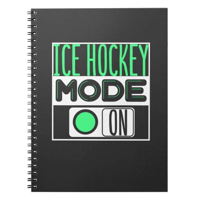 Ice Hockey Notebook (Front)