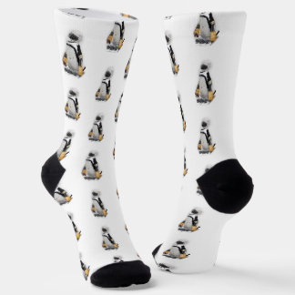 Ice Hockey Penguin  Socks