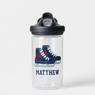 Ice Hockey Personalised Kids Water Bottle