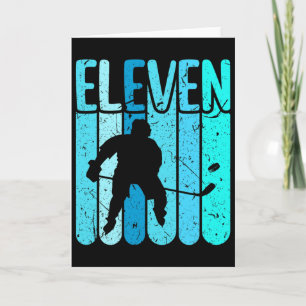 Ice Hockey Player 11th Birthday Boys Ice Hockey Card
