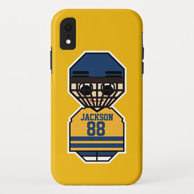 Ice hockey player Case-Mate iPhone case (Back)