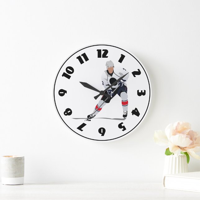 Ice Hockey Player Clock (Creator Uploaded)