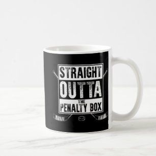 Ice Hockey Player Gift Straight Outta The Penalty  Coffee Mug