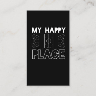 Ice Hockey Player Goalie Centre Defence Field Business Card